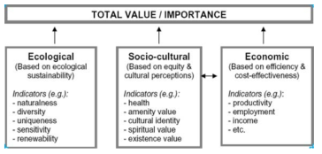 갯벌 TEV의 구성 출처 : de Groot et al. 2006