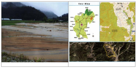 Flooding around Daehwa Stream (July 2006, Kangwon Province)