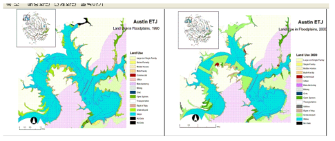 Land Use in the Floodplain of the ETJ (1990, 2000)