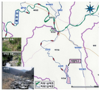 사업지구 경관현황분석도