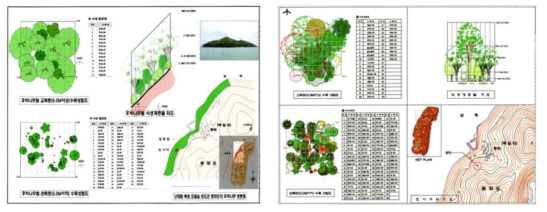 참조 생태계 후박나무 띠숲 방품림의 식생구조와 해안 구실잣밤나무림의 식생구조(한국산지보전협회, 2007)