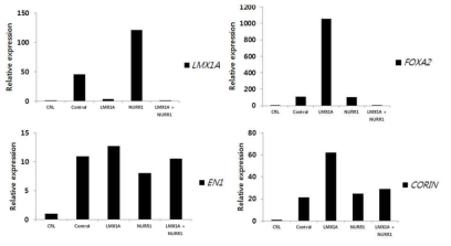 iDP related gene expression analysis of #106 experiment by qRT-PCR