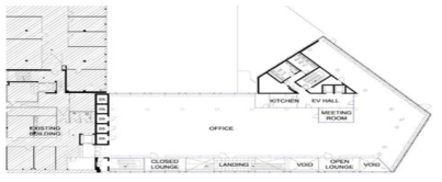 Tamedia office building의 평면도