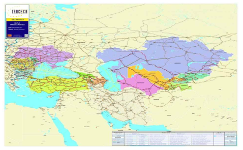 TRACECA 노선도