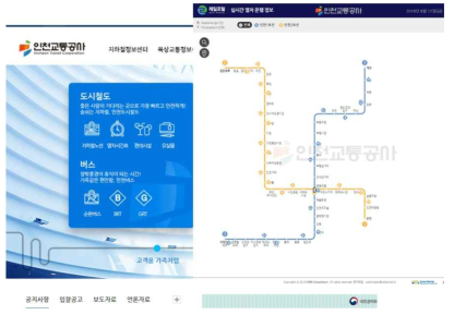 인천교통공사 사이버스테이션