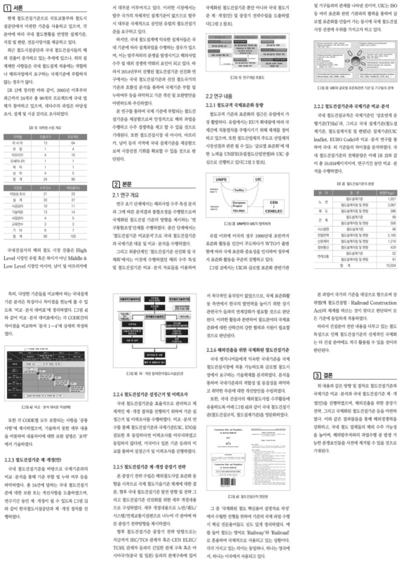 철도건설기준 선진화 연구