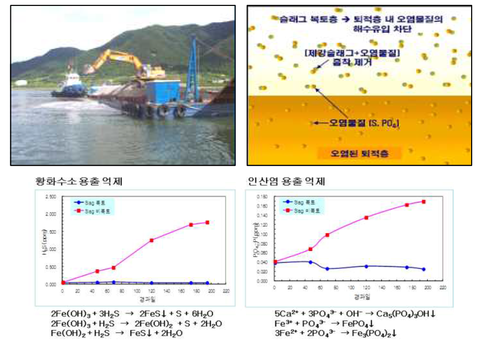 제강슬래그의 오염물질 제거 효과(경남 고성만)