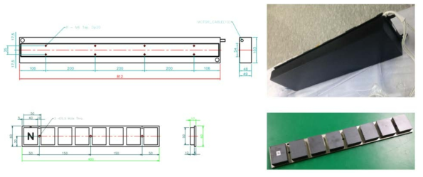 LSM Coil & Magnet 개발 중간품