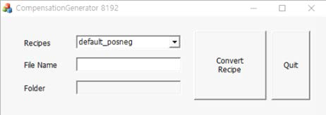 Calibration Data 생성 SW