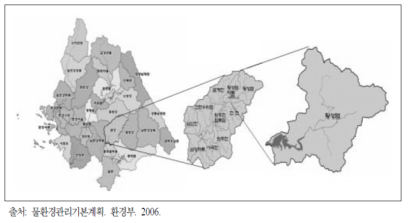 권역별 도면 작성 예시