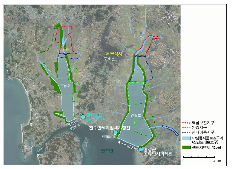 천수만 현황도
