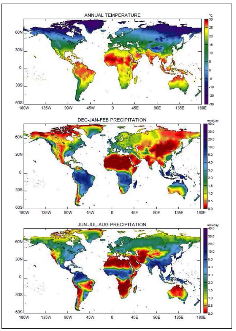 IPCC에서 제공하는 대표적 관측자료인 CRU Global Climate Data Set