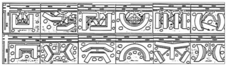 소음영향을 고려한 건물배치 (위:비효과적, 아래:효과적) 자료: Transportation Research Board of the National Academies, 2005. TR News: Transportation Noise Measure and Countermeasure