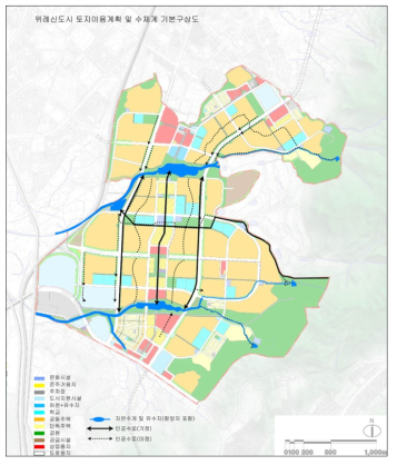 위례신도시 토지이용계획 및 물순환체계 기본구상(안)