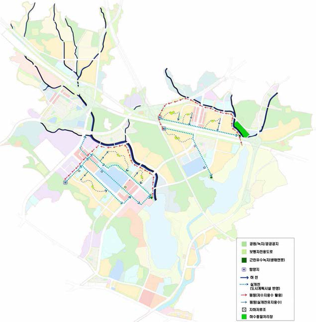 광교신도시 도시습지 및 물순환체계