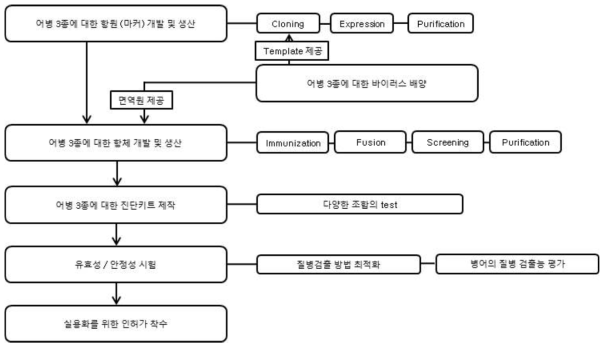 연구 개발 flow diagram
