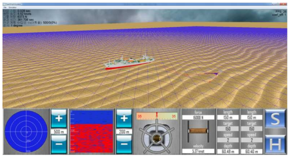 저층 트롤 시뮬레이터에 구현된 트롤선, 해저 바닥, 어구 및 어군의 통합 모델링