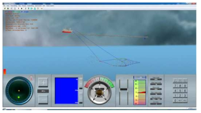 중층 트롤 시뮬레이터에 구현된 트롤선, 어구 및 어군의 통합 모델링