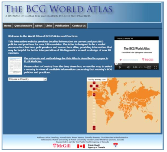 BCG World Atlas 캡쳐 화면