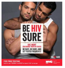 PrEP에 대한 뉴욕시의 홍보 포스터 (http://www.thebody.com/content/75525/new-york-citys-new-hiv-awareness-campaign-shows-in.html)