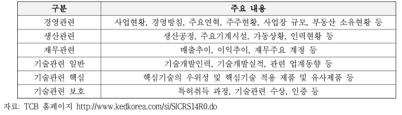 TCB 평가 준비자료