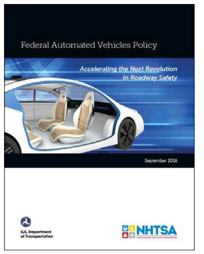 Federal Automated Vehicles Policy