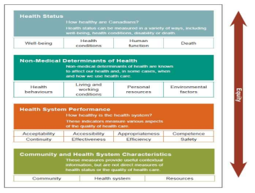 캐나다 보건의료지표 구조