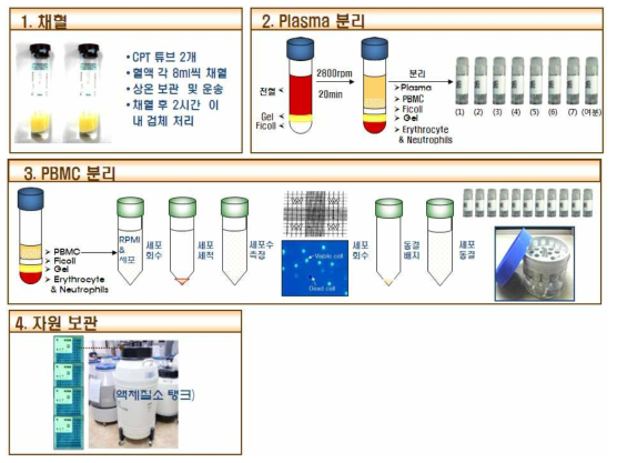 시료제작의 업무 흐름도