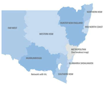 Local Health Districts in NSW