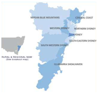 Local Health Districts in Sydney