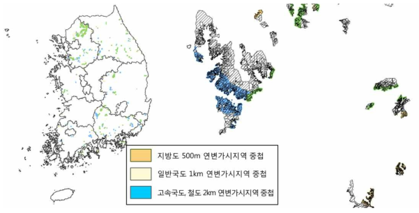 산지관리법 제25조의3 제1항 제2호 입지제한기준 분석 결과