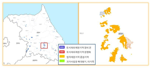 강원도 정비 1안 적용결과