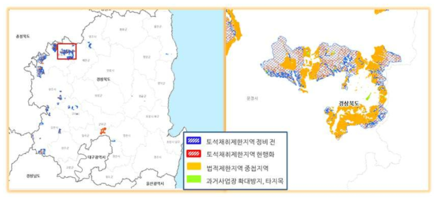 경상북도 정비 2안 적용결과