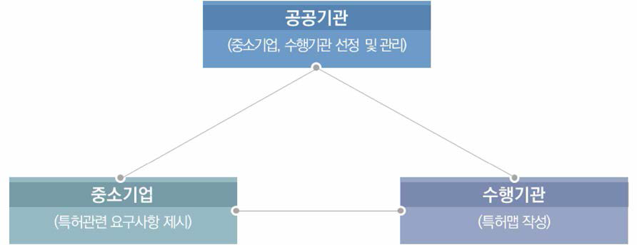 프로그램 추진체계 (특허맵)