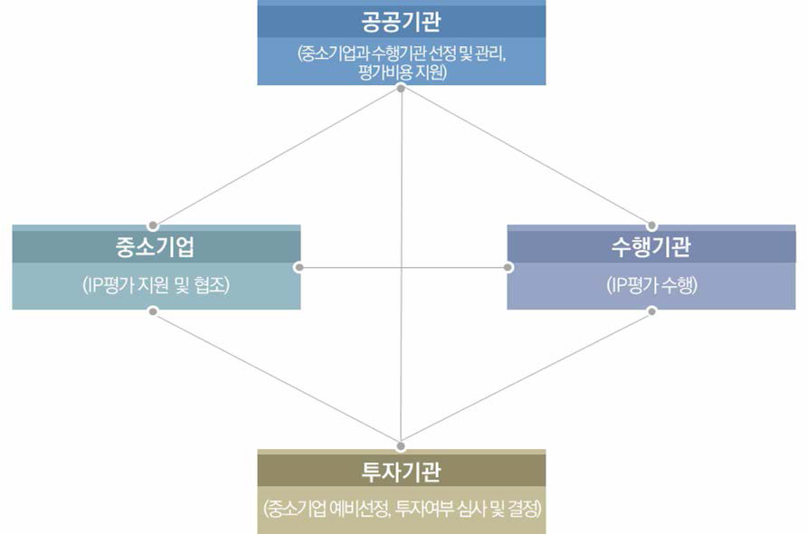 프로그램 추진체계 (투자연계 IP 평가 지원)