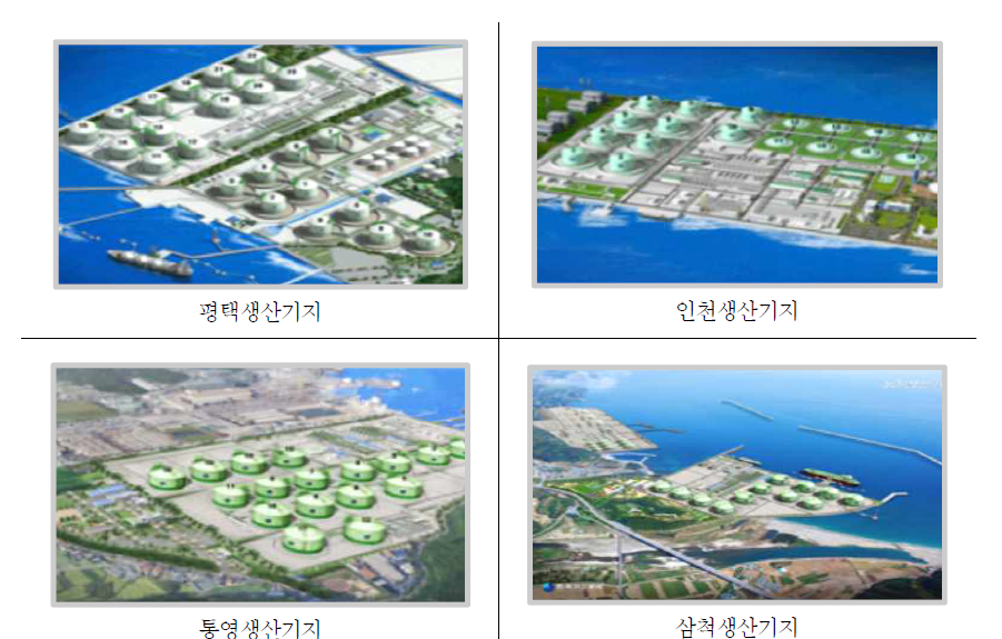 전국 천연가스 인수기지