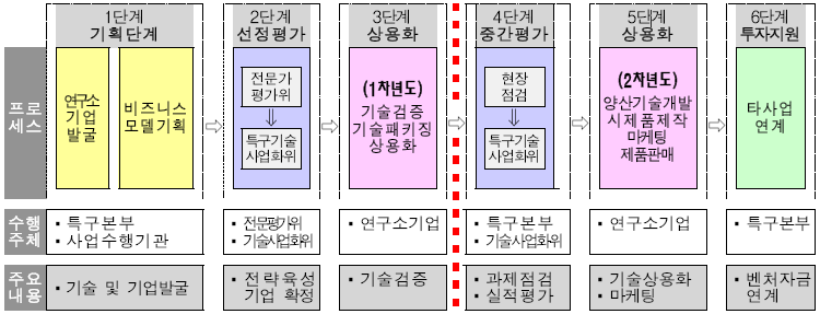 연구소기업 전략육성 사업 지원 프로세스