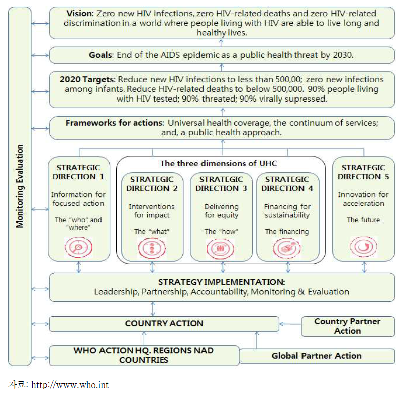 2016~2021 HIV 국제보건분야전략 초안 개요