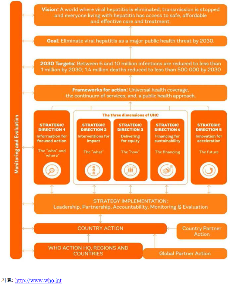 2016-2021 바이러스성 간염 국제 보건분야 전략 초안 개요