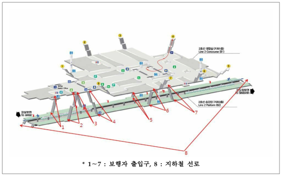 잠실 지하철역 출입구 밀폐 소요판단“예”