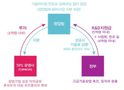 TIPS 프로그램 지원 구조도