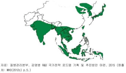 쯔쯔가무시병 발생 지역