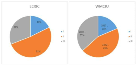 ECRIC, WMCIU의 암의 중증도 집계 분석