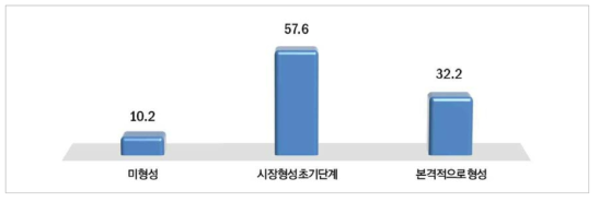 에너지신산업의 세계시장 형성 단계(단위 : %)