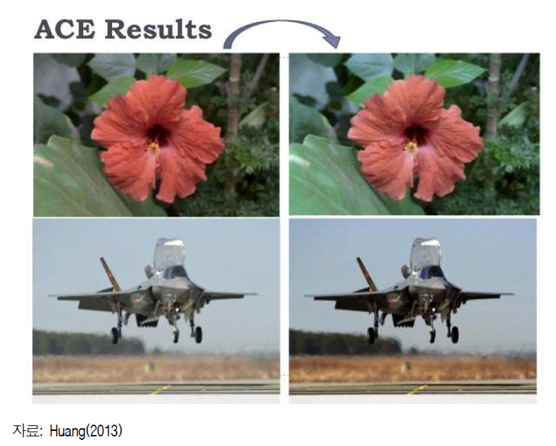 ACE를 적용한 영상 개선