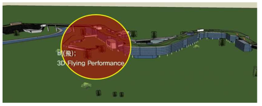 비(飛) 3D Flying Performance 공간 계획
