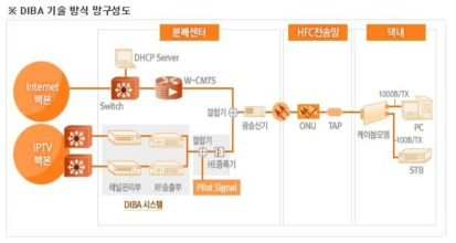 DIBA 기술방식 망 구성도