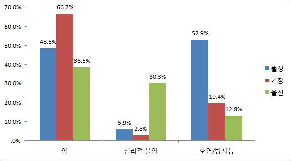 지역별 건강문제의 종류2