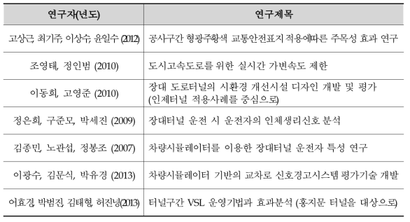 도로교통안전시설 효과분석 연구