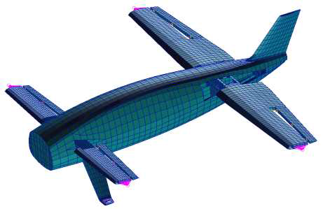 Finite Element Model of QTP UAV